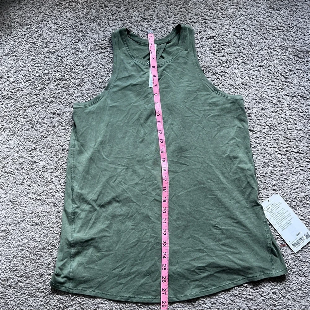 $44 Lululemon All Tied Up Tank Top *Pima Cotton
Green Twill size 8 - Picture 5 of 8
